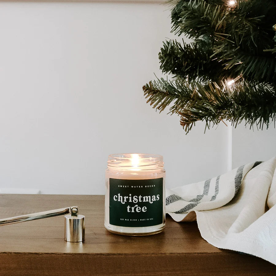 Christmas Tree Hand Poured Soy Candle - 9 oz